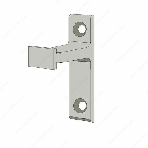 Richelieu 8820102185 Vertical Track Support Bracket for Standard Rollers