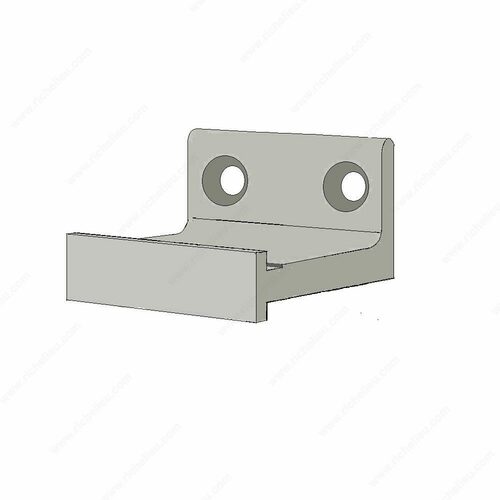 Richelieu 8820202185 Horizontal Track Support Bracket for Standard Rollers
