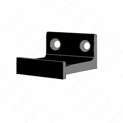 Richelieu 882020890 Horizontal Track Support Bracket for Standard Rollers