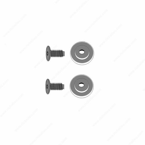 Richelieu 884002185 Track Standard End Caps - Set of 2