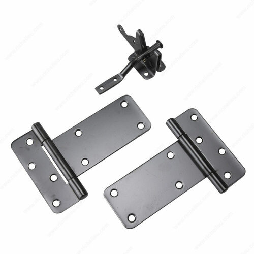 Richelieu 9410FBR Gate Kit with Latch Rectangular Hinge