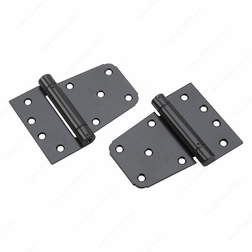 Richelieu 9412FBR Self-Closing Rectangular T-Hinge Set