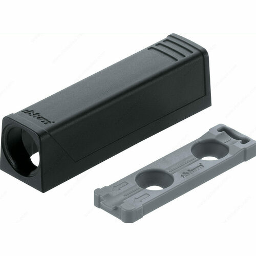 Richelieu 956120196 TIP-ON Short Straight Adapter Plate for Doors