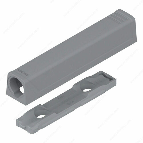 Richelieu 956A1201 TIP-ON Long Straight Adapter Plate for Doors