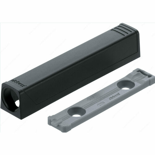 Richelieu 956A120196 TIP-ON Long Straight Adapter Plate for Doors