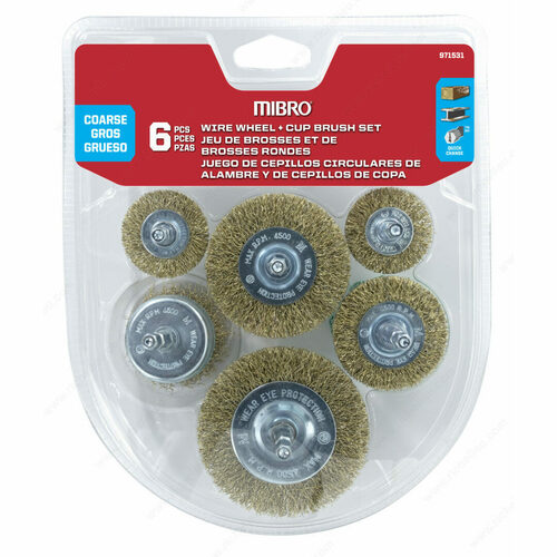 Richelieu 971531 6-Piece Wire Wheel Brush Set