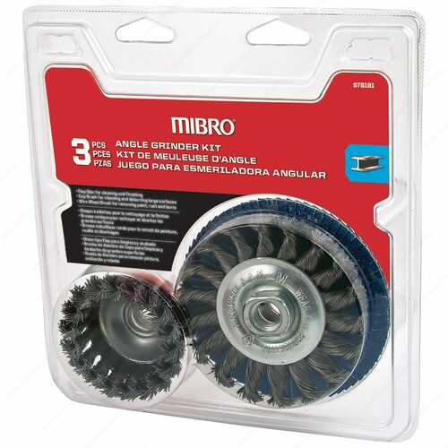 Richelieu 978181 Industrial 3-Piece Angle Grinder Set