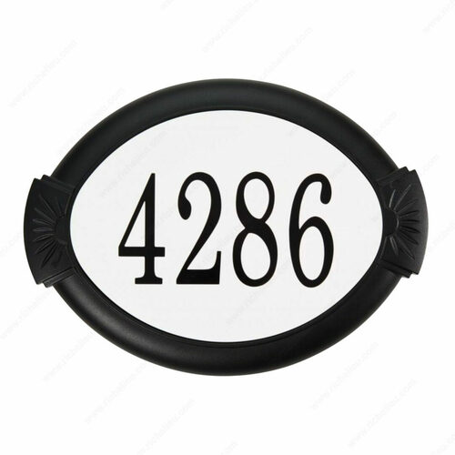 Richelieu AL29701 Classic Cast Aluminum Address Plaque