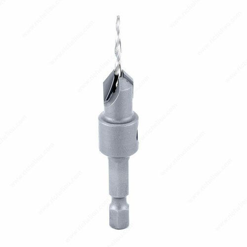 Richelieu AT55622 Hex Shank Countersink Taper Point Drill for Wood Screws