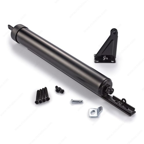 Richelieu BK4015BL Quick-Hold Heavy-Duty Door Closer with Torsion Bar