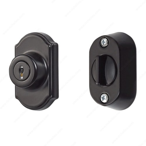 Richelieu BK703BL Keyed Deadbolt Lock