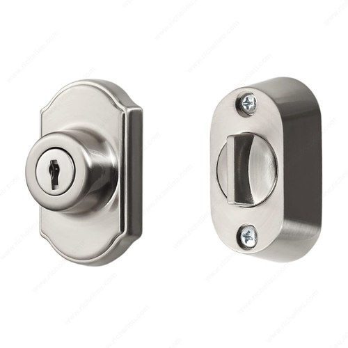 Richelieu BK703SS Keyed Deadbolt Lock