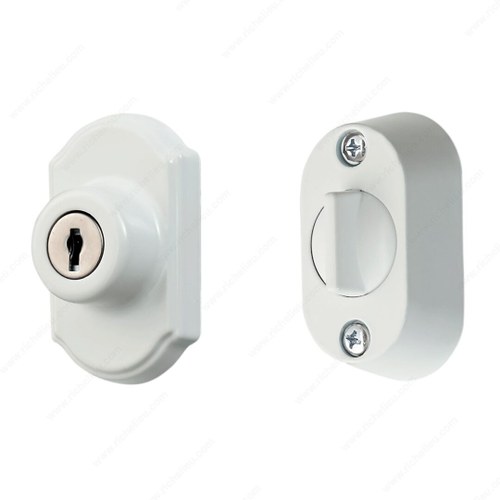 Richelieu BK703W Keyed Deadbolt Lock