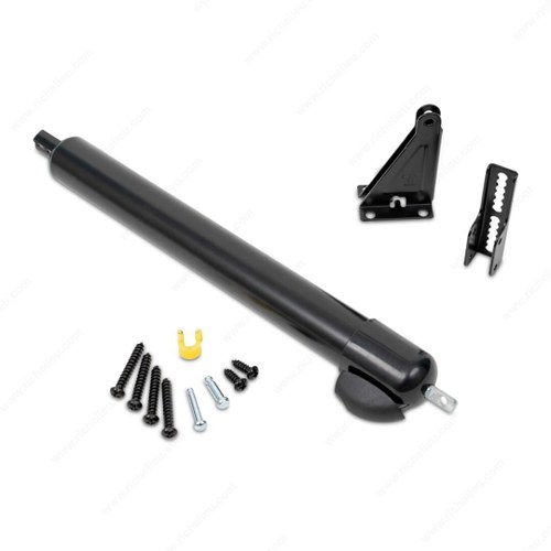 Richelieu BK9600BL Standard Storm Door Closer with Touch Hold