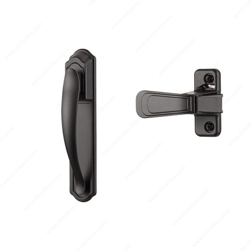 Richelieu BKDXMB DX Pull Handle Set with Back Plate