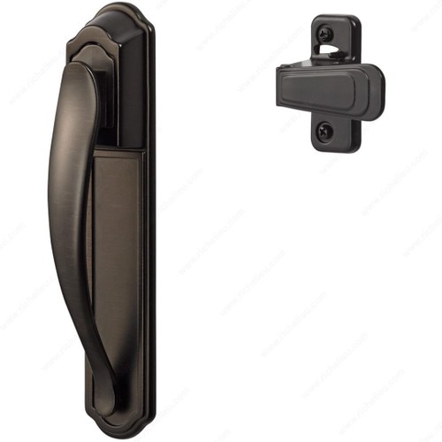 Richelieu BKDXORB DX Pull Handle Set with Back Plate