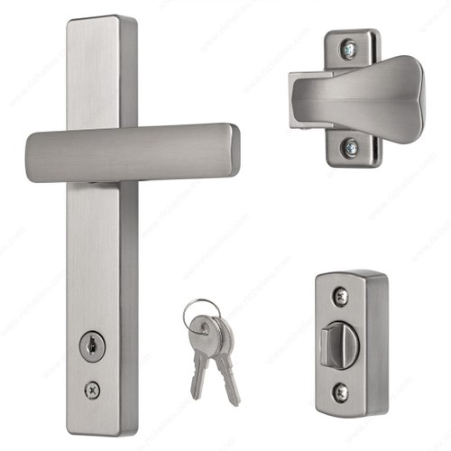 Richelieu BKEL15SC EL Lever Handle with Keyed Deadbolt Tie Down Screw