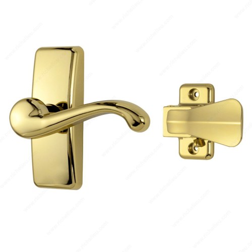 Richelieu BKGLWV2BB GL Lever Set with Locking Latch