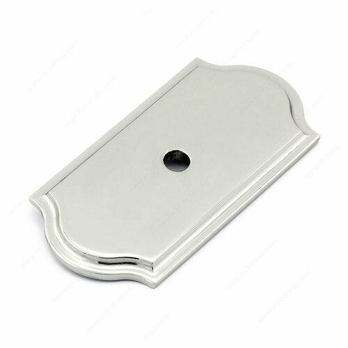 Richelieu BP1040180 Transitional Metal Knob Backplate - Model 1040