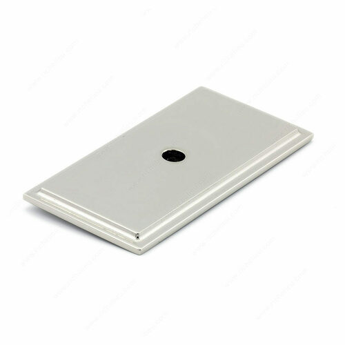Richelieu BP1045180 Transitional Metal Knob Backplate - Model 1045