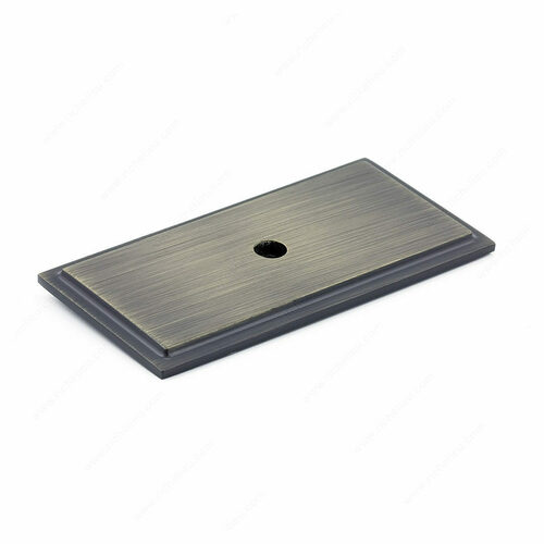 Richelieu BP1045AE Transitional Metal Knob Backplate - Model 1045