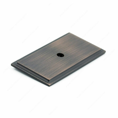 Richelieu BP1045BORB Transitional Metal Knob Backplate - Model 1045