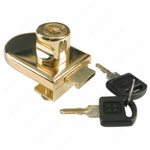 Richelieu BP640851130 No-Drill Glass Door Lock