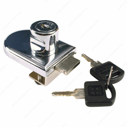 Richelieu BP640851140 No-Drill Glass Door Lock