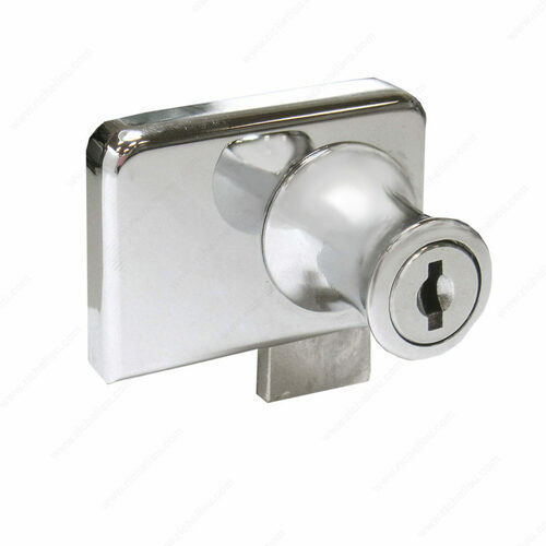 Richelieu BP641751140 Double Door Glass Cabinet Lock