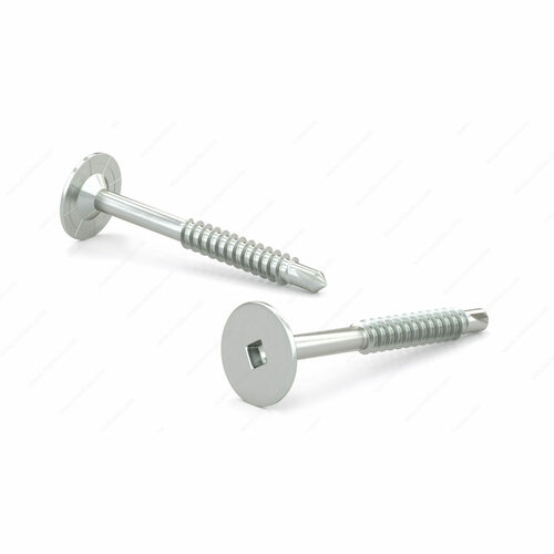 Richelieu FTKNCTZ102R Premium CAB Wood Screw, Square Drive, Coarse Thread