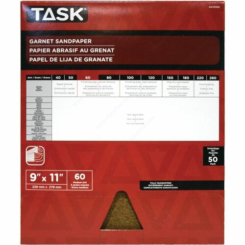 Richelieu GA11060 Garnet Sandpaper Sheets