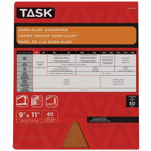 Richelieu GAO14040 Garn-Alum Sandpaper