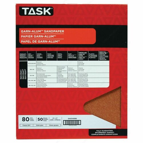 Richelieu GAO14080 Garn-Alum Sandpaper