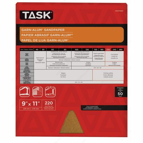 Richelieu GAO14220 Garn-Alum Sandpaper