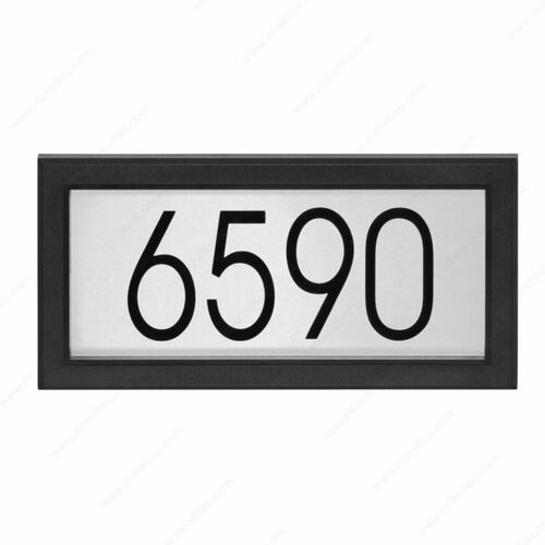 Richelieu M28538 Rectangular Address Plaque Kit