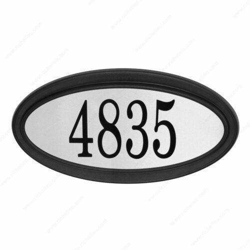 Richelieu M28838 Oval Address Plaque Kit