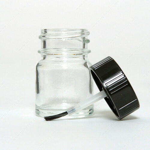 Richelieu M9830012 Glass Jar with Brush