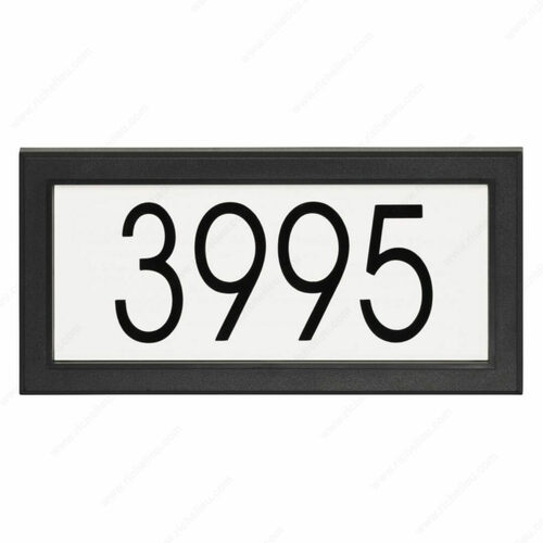 Richelieu P28530 Rectangular Address Plaque Kit