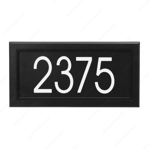 Richelieu P28531 Rectangular Address Plaque Kit