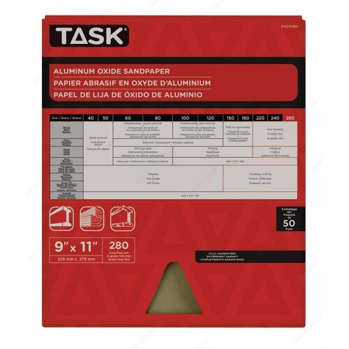 Richelieu PAO15280 Premium Aluminum Oxide Sandpaper
