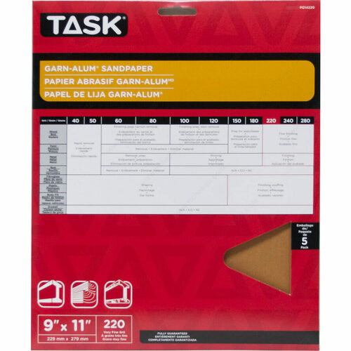 Richelieu PG14220 Garn-Alum Sandpaper