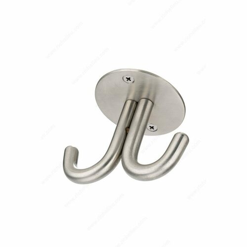Richelieu RH122570170 Double Stainless Steel Ceiling Hook - Model 1225