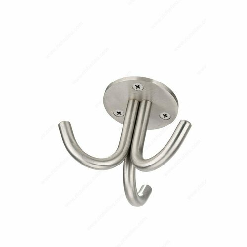 Richelieu RH123070170 Triple Stainless Steel Ceiling Hook 1230