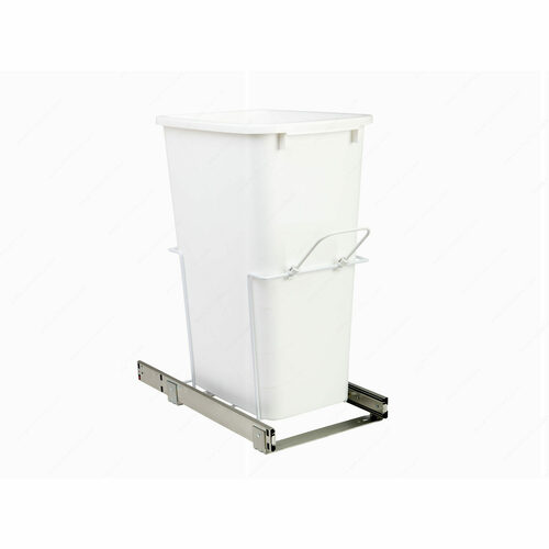 Richelieu SCB12150WH Single Bin Recycling Center with Handle