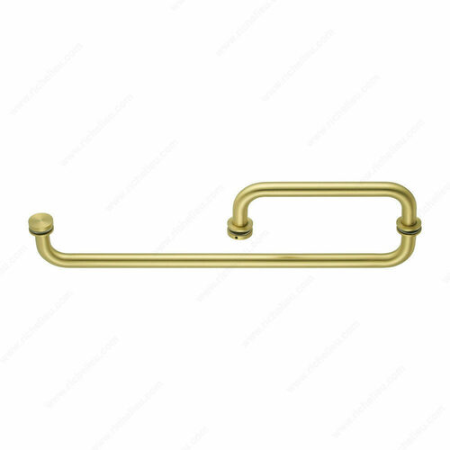 Richelieu SDCRD0750818160 Round Tubular Handle Towel Bar Combo with Flat Washers