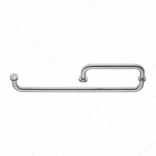 Richelieu SDCRD0750818195 Round Tubular Handle Towel Bar Combo with Flat Washers