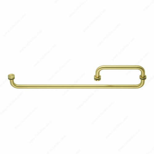 Richelieu SDCRD0750824160 Round Tubular Handle Towel Bar Combo with Washers