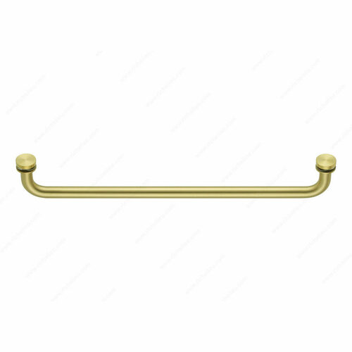 Richelieu SDTRDS07518160 Round Tubular Towel Bar with Washers and Rounded Corners