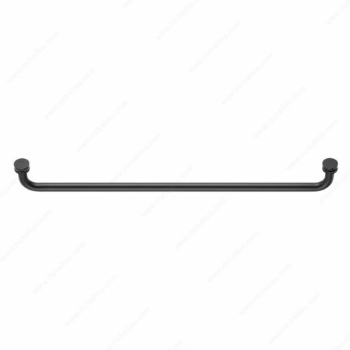 Richelieu SDTRDS07524900 Round Tubular Towel Bar with Washers and Rounded Corners