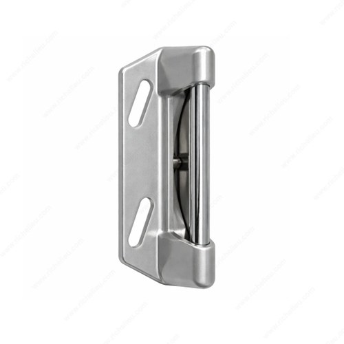 Richelieu SK1 Silver Spring-Loaded Strike for Fixed Latches